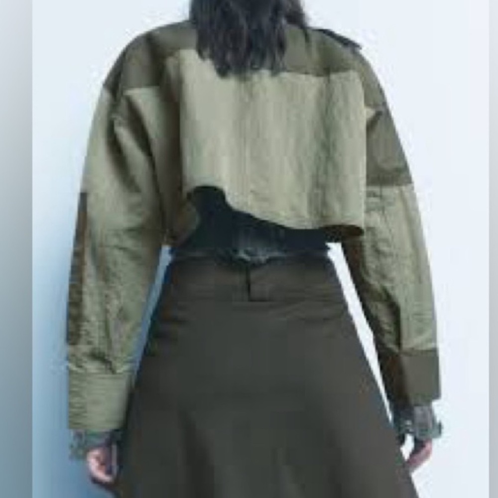 Zara Nylon Patchwork Cropped Top - image 5